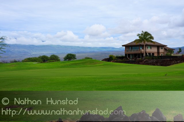 House on the golf course